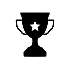 championship trophy icon vector with trendy design