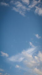 simple background, sky, clouds, sunset