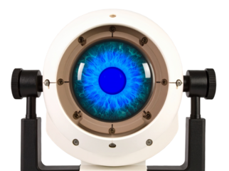 IRIS scanner png retina biometric scanner png iris recognition device png security eye scanner png transparent background PNG