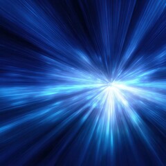 Obraz premium blue gradient abstract texture background glowing light rays futuristic cg.