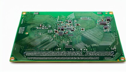 printed circuit board isolated on white background transparent file type with high definition quality and vibrant color grading available