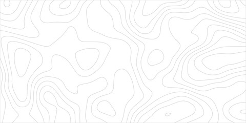 Seamless topographic wavy lines design. gray flowing curve lines on white background. abstract elevation inspired terrain pattern with fluid continuous contour lines.	
