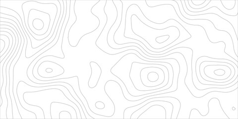 Seamless topographic wavy lines design. gray flowing curve lines on white background. abstract elevation inspired terrain pattern with fluid continuous contour lines.	