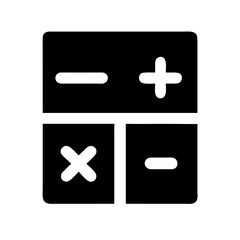 Fototapeta premium Calculator Math and Finance Line Icons Set