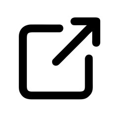 External Link Navigation and Web Access Line Icons Set 2