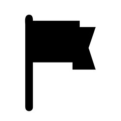 Flag Marker and Country Symbol Line Icons Set