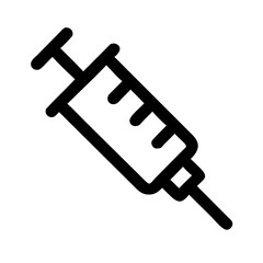 Injection Medical and Healthcare Line Icons Set 2