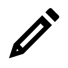 Pencil Writing and Drawing Line Icons Set