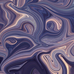 Flowing abstract texture in soft purples, peach, and cream with natural movement. Marble-inspired liquid art with dreamy fluid transitions.