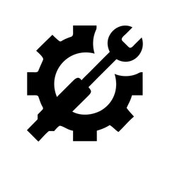 Tools and Service Maintenance Line Icons Set