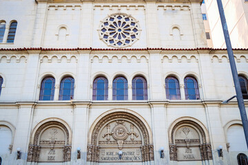 Obraz premium Rio de Janeiro, RJ, Brazil, 08/02/2025 - Sacred Hearts Mother Church in the Tijuca neighborhood, North Zone of Rio de Janeiro