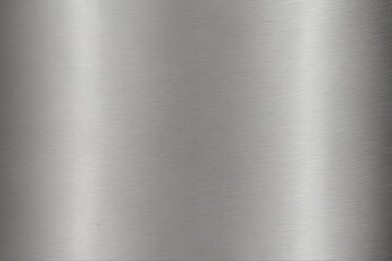 A seamless sheet of brushed stainless steel