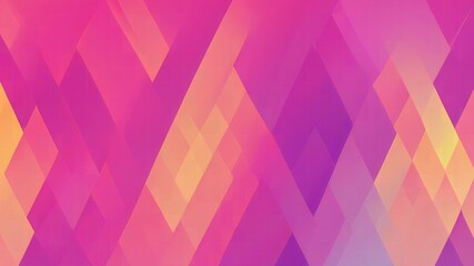 Abstract geometric pattern with pink purple and yellow gradient diamond shapes background