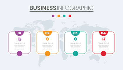modern infographics with cool designs according to company needs