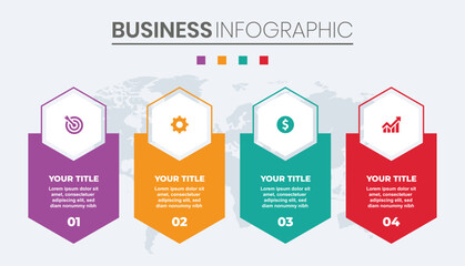 modern infographics with cool designs according to company needs