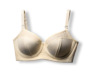 Off-white colour bra for female. Beautiful and new attractive design with fashionable clothes for women.