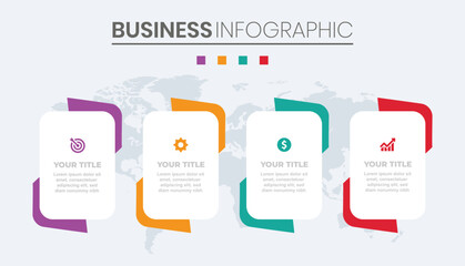 modern infographics with cool designs according to company needs
