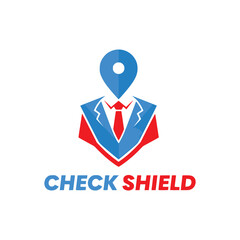 Shield logo vector illustration design