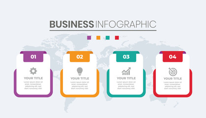 modern infographics with cool designs according to company needs