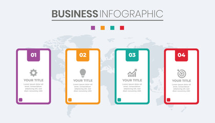 modern infographics with cool designs according to company needs