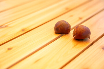 秋の風情漂うキャンプサイトで楽しむ新鮮な栗のおやつ