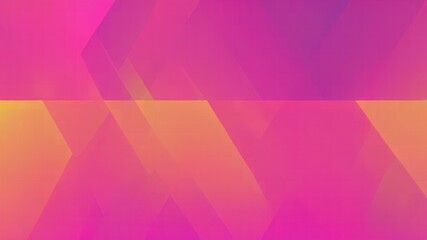 Fototapeta premium Geometric abstract background with pink purple and orange gradients and layered shapes