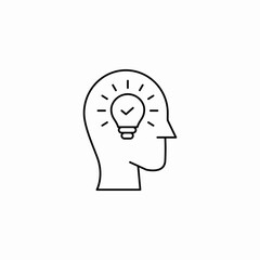 innovative mindset icon sign vector