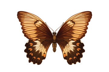 butterfly on white background