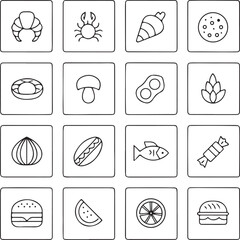 Dynamic abstract shape with bold lines and vibrant color accents silhouette