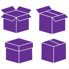 Collection of line style web icons depicting various packaging and shipping elements for digital use
By 