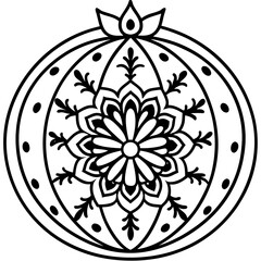 vector illustration of a flower