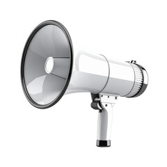 Megaphone isolated on white and transparent background.