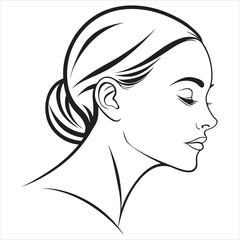 beauty-girl-face-silhouette-vector-