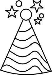 Birthday Element Outline