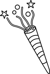 Birthday Element Outline