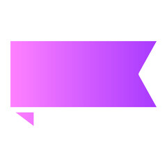 Fototapeta premium Ribbons gradient icon