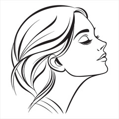 beauty-girl-face-silhouette-vector-