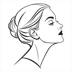 beauty-girl-face-silhouette-vector-