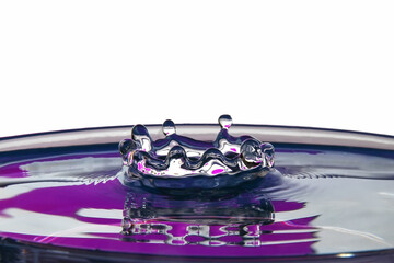 Crown of a falling drop