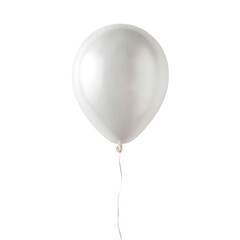 white balloon on transparent background