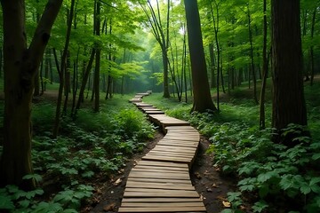 Obraz premium path in the forest