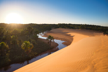 The best view of the Jalapao dunes in Tocantins, Brazil