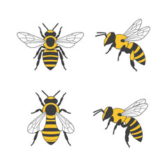 Cute Cartoon Bees Collection