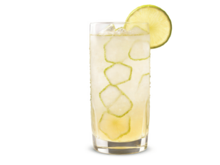 Ginger Lime Sparkler A bubbly drink made with ginger ale, lime juice, and a touch of honey. The ginger ale