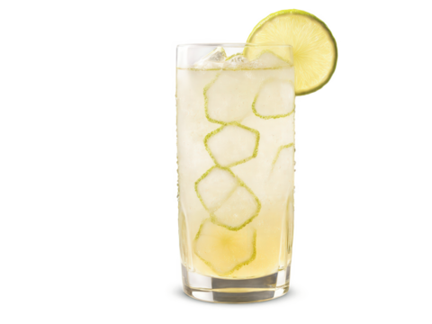 Ginger Lime Sparkler A bubbly drink made with ginger ale, lime juice, and a touch of honey. The ginger ale