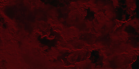 Red color powder explosion isolated on black background. Colorful dust explode. Paint Holi, dust particles splash. Network concept with spray. Futuristic technology element. 3D rendering.	