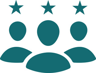 Customer experience icon.Containing customer satisfied, assistance, experience, feedback, operator and technical support icons.Rating icon . Customer product rating with stars icon vector.