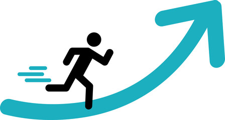  目標達成へのロードマップのイラスト