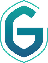 Arc Shaped G Letter Logo