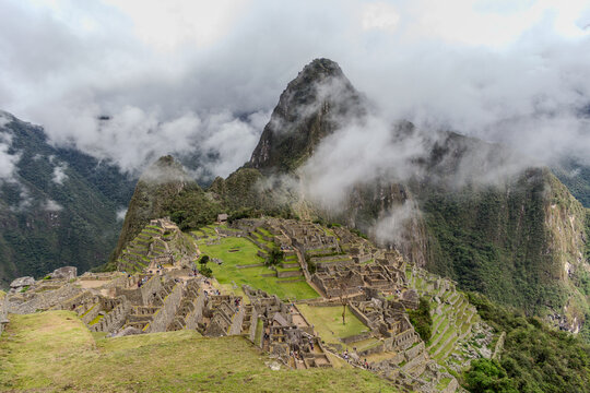 Machu Picchu Peru Travel Destination: The Lost City of the Incas Among the Clouds